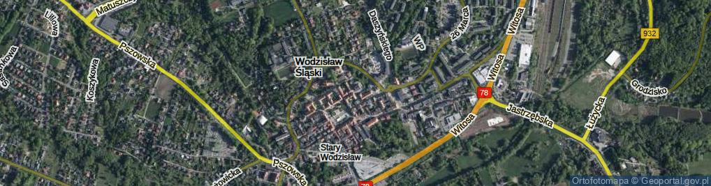 Zdjęcie satelitarne św. Jana ul.